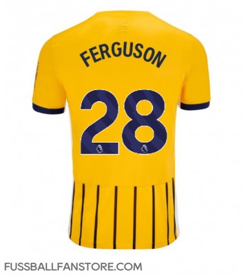 Brighton Evan Ferguson #28 Replik Auswärtstrikot 2024-25 Kurzarm